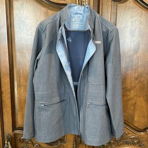 Denim Page Scrub Jacket